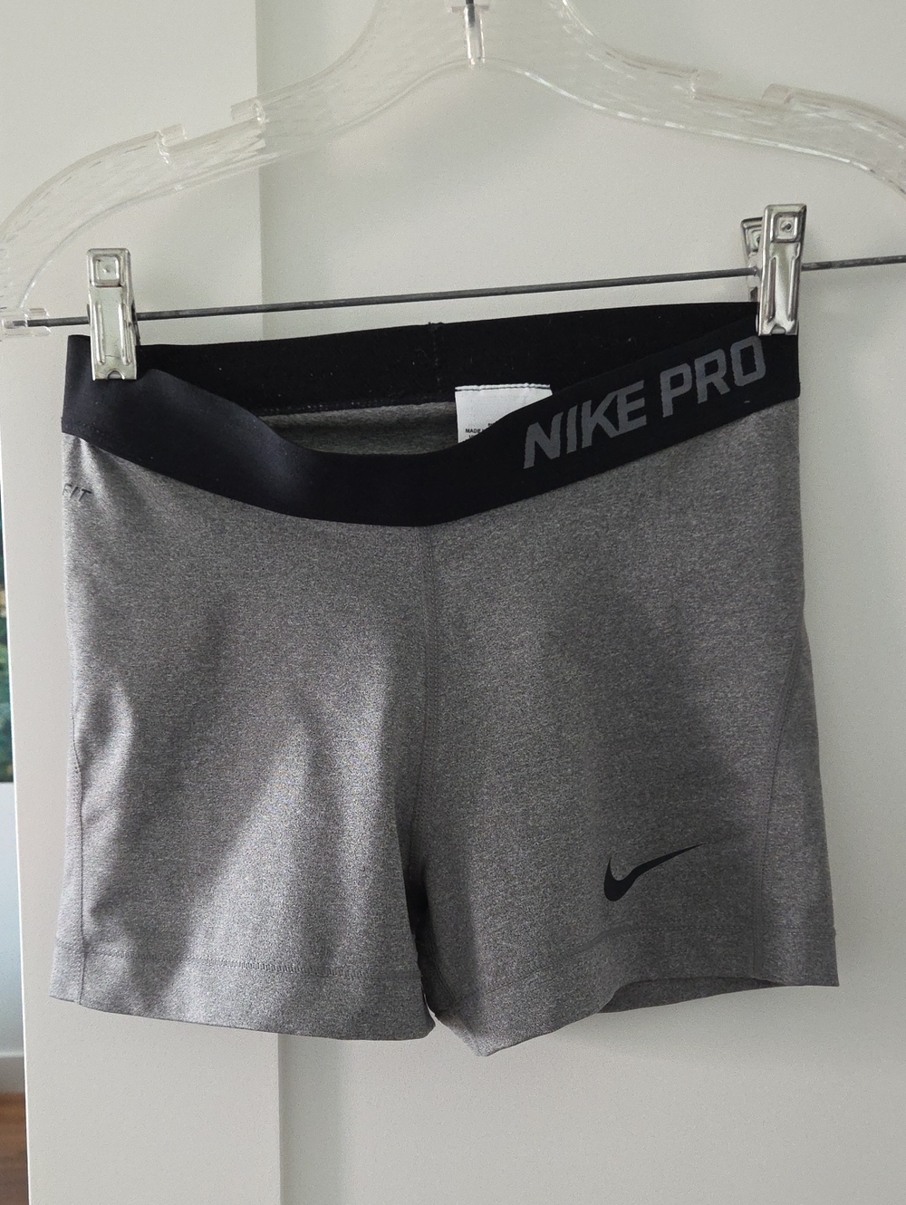 Nike Pro Women's Gray Performance Shorts
